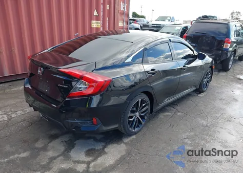 2019 Honda Civic Sport из США, поврежденный, VIN 19XFC2F80KE000763